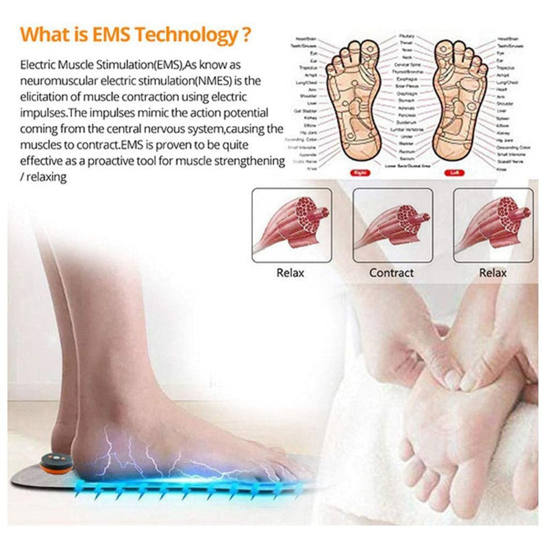 Electrical Muscle Stimulation(EMS) Portable Foot Massager MA-860